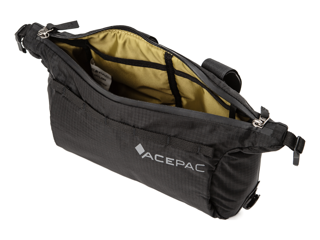 Open Acepac Barrel MKIII main compartment with four internal organiser pockets