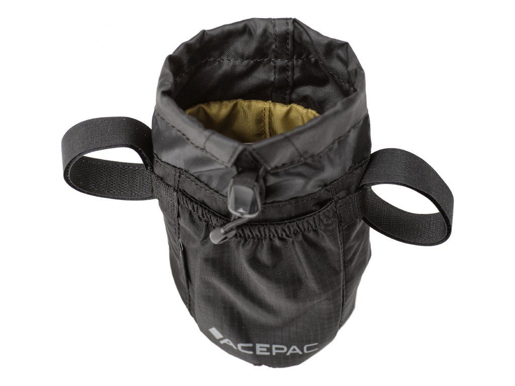 Otevřený vnitřní prostor Acepac Bike Bottle Bag MKIII se světlou podšívkou